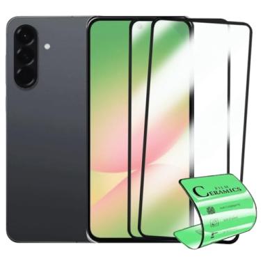 Imagem de Kit 2 Película Protetora em Cerâmica 9D Compatível Samsung Galaxy A56, Anti-Impressão Digital