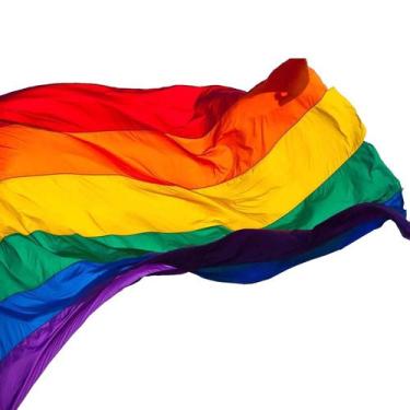 Imagem de Bandeira Lgbt Orgulho Gay 1,50x0,90mt -2024 envio já - WCAN