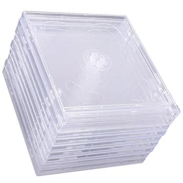 Imagem de ANDRESLAD 9Peças Armazenamento De Acrílico Transparente Para Dvds Organizadores e Funcionais Para Mídia