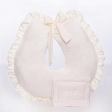 Imagem de Almofada Amamentação Com Apoio De Braço Menino e Menina - Miguel Baby,