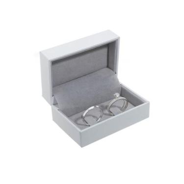 Imagem de Aliança De Namoro Compromisso Prata 950 + Solitário Zircônia - DR Jóia