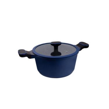 Imagem de Caçarola Marine Antiaderente Cerâmico Azul 4,5L - Hercules