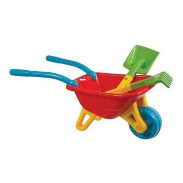 Imagem de Big Carriola Praia Com Acessórios Magic Toys, Vermelho