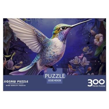 Imagem de Pássaro 300 peças 3D animal quebra-cabeça para adultos divertido educação jogo decoração brinquedo alívio estresse jogo intelectual relaxamento e inteligência 300 peças (40 x 28 cm)