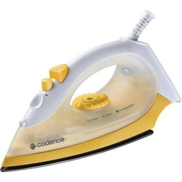 Imagem de Ferro a vapor cadence antiaderente 1000w yellow lux 127v