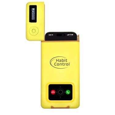 Imagem de Habit Control Cofre para telefone – Caixa de bloqueio temporizada para celular para autodisciplina, caixa de bloqueio de horário portátil para smartphone, caixa de telefone de prisão para tempo
