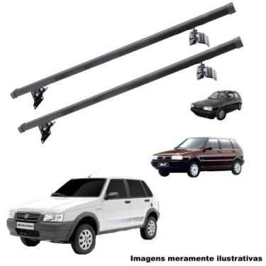 Imagem de Rack De Teto Suporte Fiat Uno Mille 4 Ports Bagageiro - Rack de Teto B