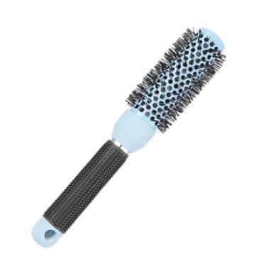 Imagem de Escova Térmica Vazada com Cerdas de Nylon e Alumínio – Design em Azul e Nano Tecnologia (32#)