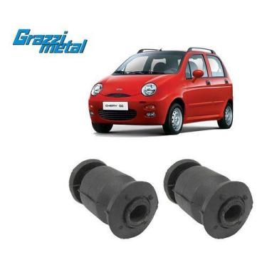 Imagem de Par Bucha Bandeja Suspensão Dianteira Chery Qq 2013 2014 15 - Grazzime