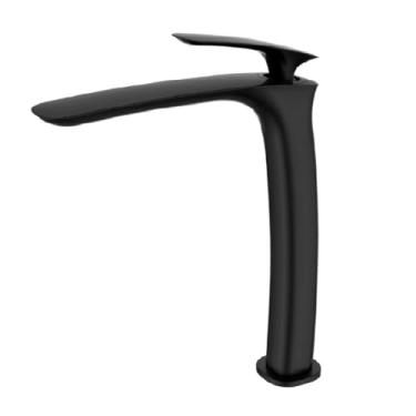 Imagem de MISTURADOR MONOCOMANDO PARA LAVATORIO BICA ALTA BLACK MATTE LEXXA