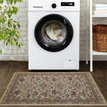 Imagem de 2 Tapete Lavanderia Antiderrapante 50x80 Js Fu Med M72 - IDEALIZA, BEG