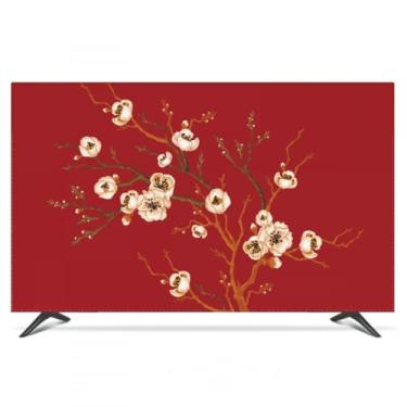 Imagem de Capa de TV para ambientes internos, capa universal contra poeira e monitor LCD/LED, protetor de tela para televisões de 32 a 80 polegadas, tecido à prova d'água e à prova de poeira, acessório