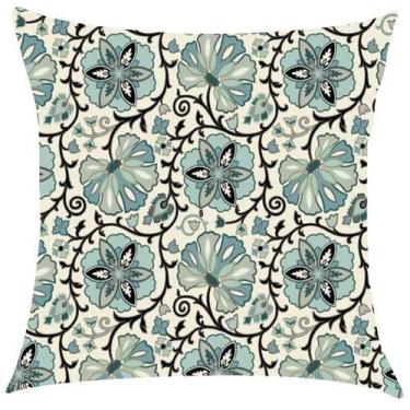 Imagem de Capa de Almofada Cinza Impermeável 43x43cm - Sua Casa Decor