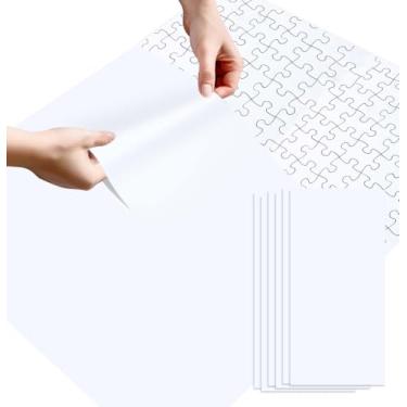 Imagem de HEIPINIUYE 24 Folhas De Proteção Para Quebra-Cabeças Removíveis E Adesivas, Preservam 4 1000 Peças, Cola Fácil Enquadramento Finalizados