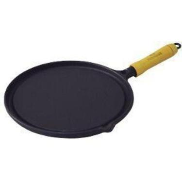 Imagem de Chapa Bifeteira Lisa Redonda Ferro Fundido FS 15.1 26 cm - Santana