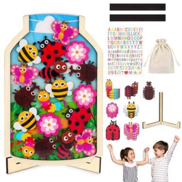 Imagem de Potes magnéticos de recompensa para crianças, pote de recompensa personalizado para sala de aula com 28 peças sistema de incentivo de insetos, treinamento penico para meninos e meninas, ferramentas de