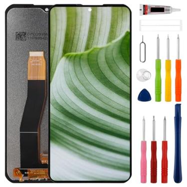 Imagem de SWARK Substituição do novo visor LCD para OUKITEL WP35/WP39 Substituição do conjunto de digitalizador de tela LCD com kit de ferramentas de reparo atualizado - preto