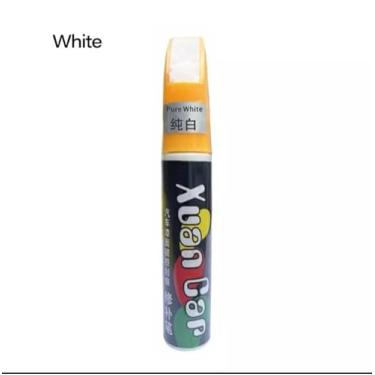 Imagem de Caneta de Reparo de Pintura Automotiva, 4 Cores, Removedor de Arranhões, Ferramenta de Manutenção (BRANCO)