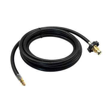 Imagem de Maigoo 59035 Mangueira de tanque de propano pesado RV de 3,5 m com alargador macho invertido de 1/10.2 cm, adequado para trailer trailer de 9 kg ou 13,6 kg conexão de mangueira de extensão de tanque