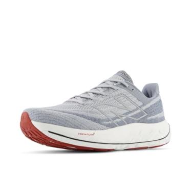 Imagem de New Balance Tênis de corrida feminino Fresh Foam X Vongo V6, Alumínio cinza/vermelho tijolo, 12.5 Wide