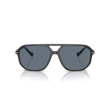 Imagem de Óculos de Sol Vogue Eyewear Polarizado 0VO5531S 31094Y Tam 60 / Cinza Escuro - Lentes Azul