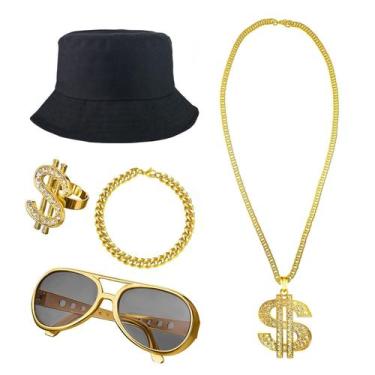 Imagem de Conjunto de fantasias Fraiieon 90s Hip Hop 80s para festas masculinas/