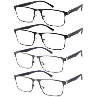 Imagem de Óculos de leitura DILLY VISION Dilly Vision, pacote com 4 +1,0 para ho