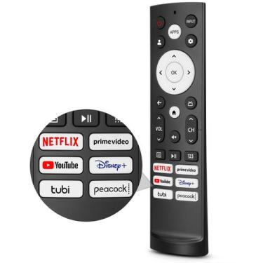 Imagem de Controlo remoto de substituição para Hisense Smart Google TV - LOUTOC