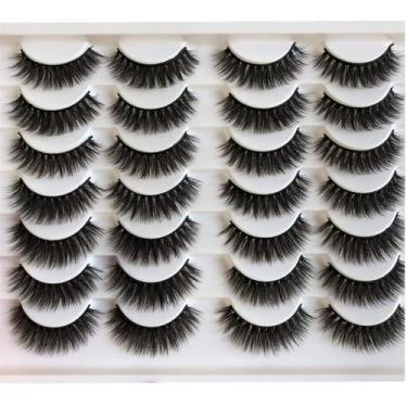 Imagem de Cílios postiços ALICROWN Short Natural Look 14 pares de vison sintétic