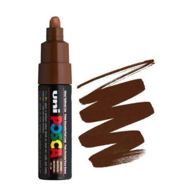 Imagem de Caneta Posca PC-7M Marcador Uni ball - UNI-BALL,  MARROM