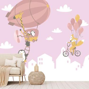 Imagem de Papel de Parede Infantil Quarto Criança Balão Sala Adesivo - 463pcm - 
