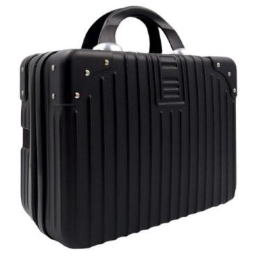 Imagem de Maleta Frasqueira De Mão Em Abs Viagem Reforçada - Kingleen, Preto
