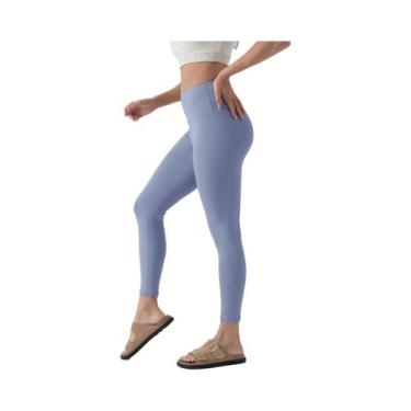 Imagem de Calças De Yoga De Cintura Alta Para Mulheres, Respirável, Compressão, 