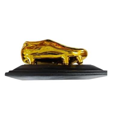 Imagem de Troféu de futebol de chuteira de, troféu de jogo de futebol, estátua colecionável, troféu de futebol, troféu de resina para sala de estar, Ouro
