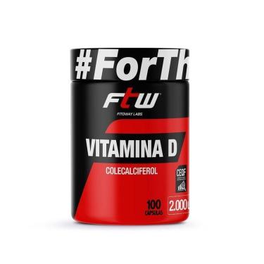 Imagem de Vitamina D 2.000 UI 100 Cápsulas FTW-Unissex