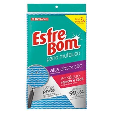 Imagem de Pano Esfrebom Multiuso Almofada Leve 7 Pague 5 - Btn490557 - Bettanin Pano Esfrebom Multiuso Leve 7 Pague 5 Btn490557
