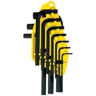 Imagem de Jogo De Chaves Hexagonais Em Milímetros 10 Peças - 69-253 - Stanley Jg Chave Hexagonal C-10pcs Mm - Suporte 69-253