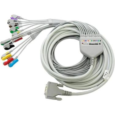 Imagem de Cabo de Pac Ergometria PC USB 15 Pinos - 100% Compatível