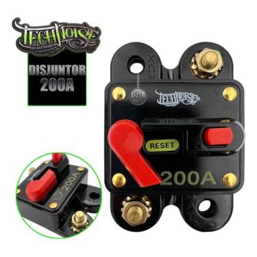Imagem de Disjuntor Automotivo Technoise 200 A Resetavel Automotivo Proteção par