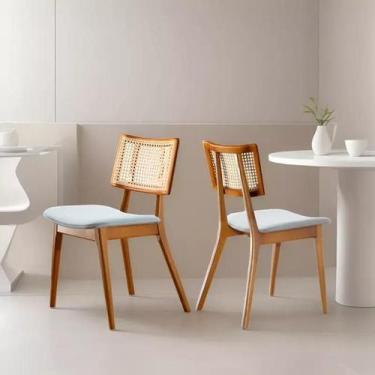 Imagem de kit 2 Cadeiras MaciçaTelinha - Zara - Requinte Salas