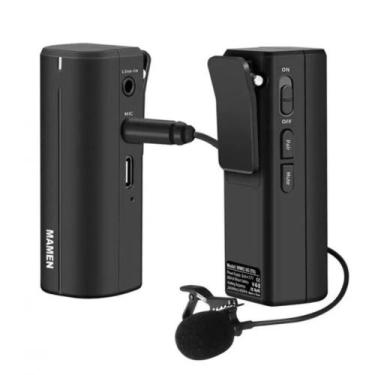 Imagem de Microfone De Lapela Mamen Wmic-5G Sem Fio P2