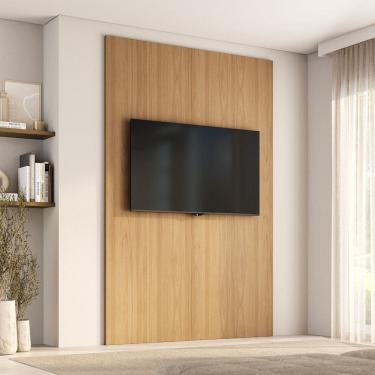 Imagem de Painel para Tv até 65 Polegadas 160x250cm Liso Aruá Cabecasa Madeiramadeira Jatoba