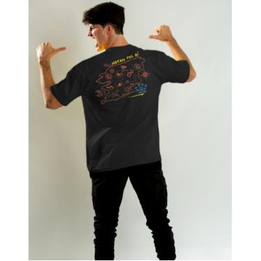 Imagem de Camiseta Algodão Preta Natan por Aí Mapa