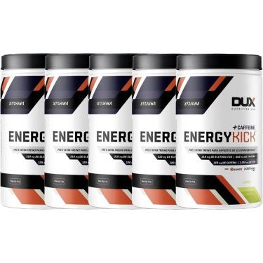 Imagem de Kit 5X Energy Kick + Caffeine - 1000g Limão - Dux Nutrition-Masculino