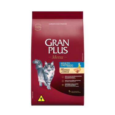 Imagem de Alimento Gran Plus Menu Castrado Gato Adulto Frango E Arroz de 10.1 kg