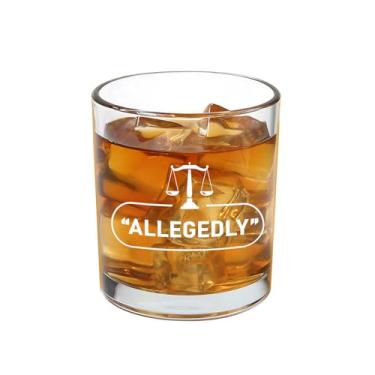 Imagem de Jogskeor Presentes de advogado para homens, supostamente copo de uísque 283 g, presentes de aniversário de formatura de Natal para advogados de direito advogado advogado paralegal