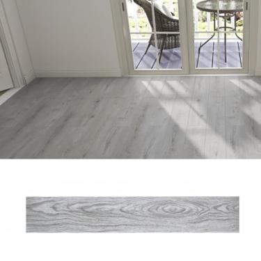 Imagem de 5 Metros Quadrados De Piso ViníLico Autoadesivo Com Textura De Madeira, LaváVel, 91 Cm X 15 Cm(ZH035)