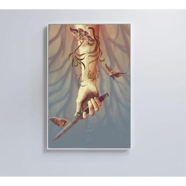 Imagem de Quadro The Last Of Us 80x120 Cm Tecido Canvas