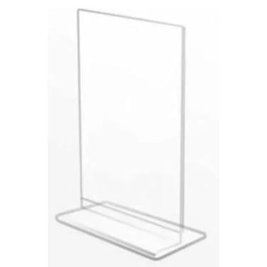 Imagem de Display T 15x21cm A5 Expositor Balcão Mesa Folder Papel 5pcs