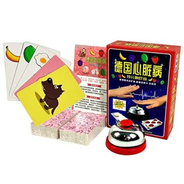 Imagem de Srliya Pit Game, Fast Response, Expand Memory, Party Table Game with Bell and Card, Suitable for Friends, Exquisite wear